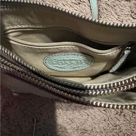 Fossil Women's Brown Shoulder Bag - Picture 1 of 3